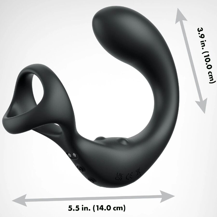 Close-up do Massageador Anal Vibrante Anal Fantasy Elite com Controle Remoto, destacando seu design ergonômico e material de silicone premium.