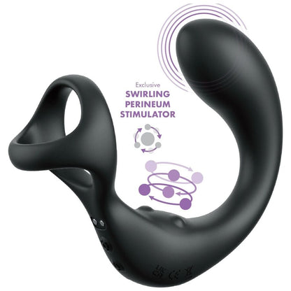Close-up do Massageador Anal Vibrante Anal Fantasy Elite com Controle Remoto, destacando seu design ergonômico e material de silicone premium.