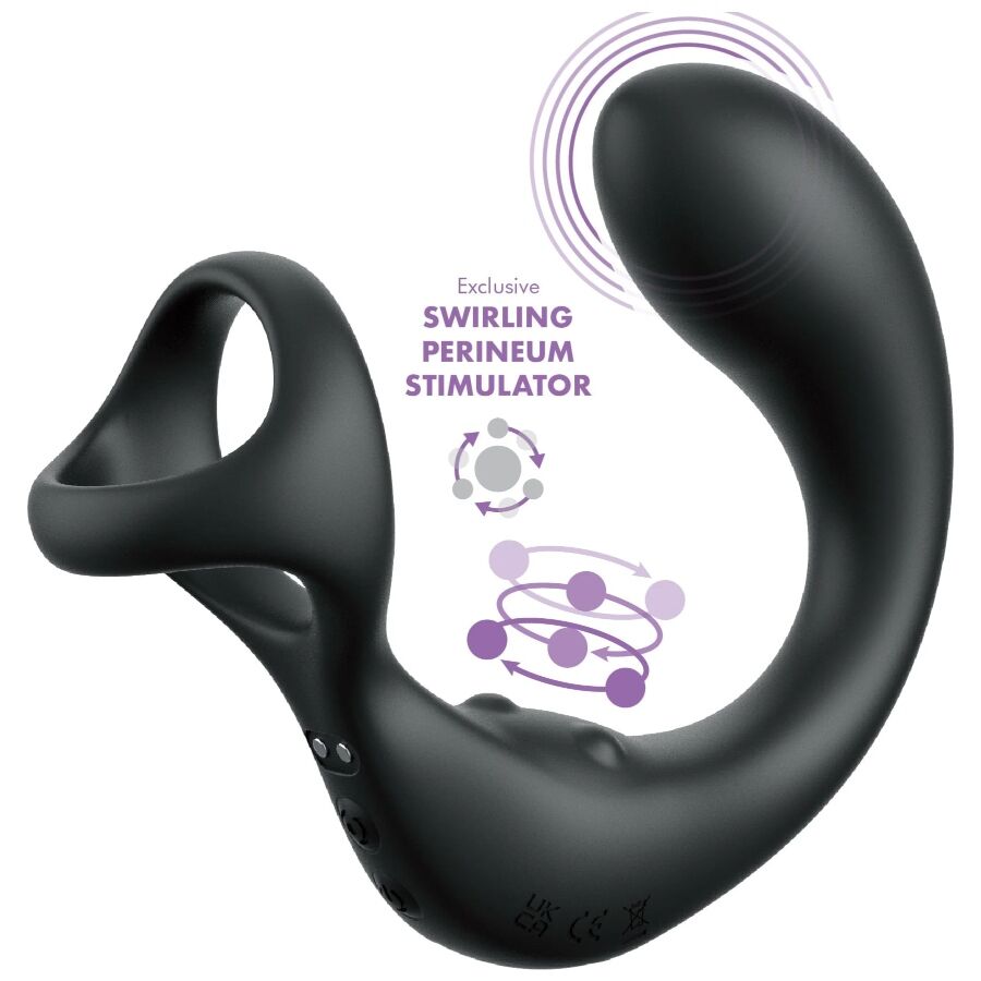 Close-up do Massageador Anal Vibrante Anal Fantasy Elite com Controle Remoto, destacando seu design ergonômico e material de silicone premium.