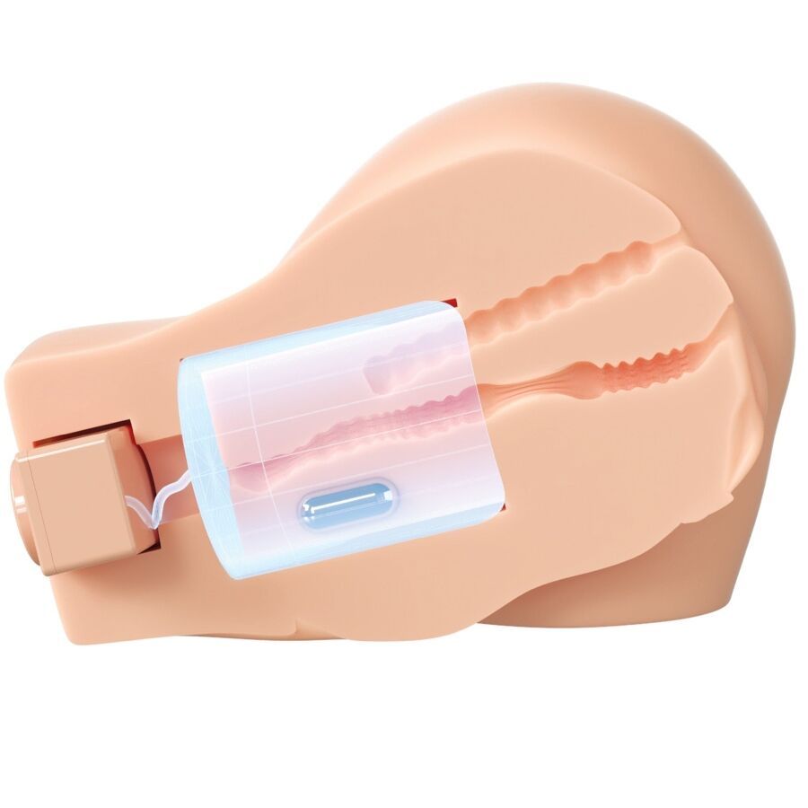 Masturbador Vibratório Realista de Vagina e Ânus Back That Ass Up