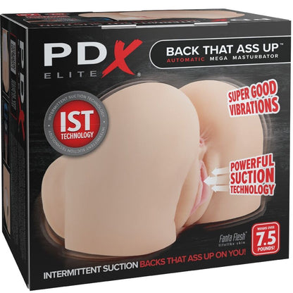 Masturbador Vibratório Realista de Vagina e Ânus Back That Ass Up