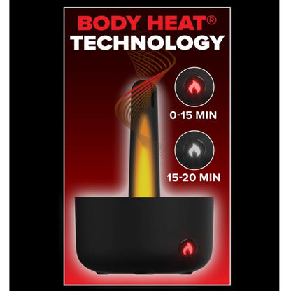 Masturbador Automático Milk Me Hotter com Vibração de Efeito de Calor e Impulsão