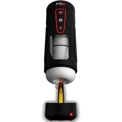 Masturbador Automático Milk Me Hotter com Vibração de Efeito de Calor e Impulsão