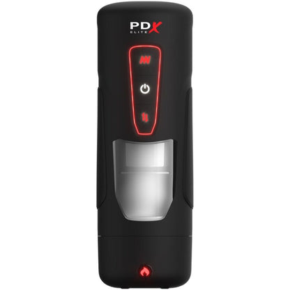 Masturbador Automático Milk Me Hotter com Vibração de Efeito de Calor e Impulsão