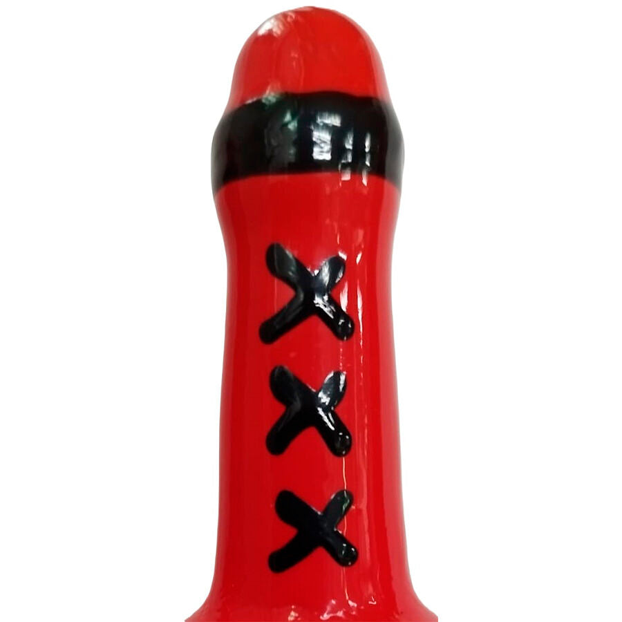 Preservativos de Arte Pintados à Mão Amsterdam Vermelho