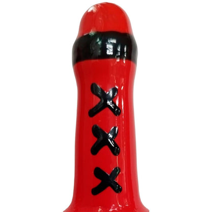 Preservativos de Arte Pintados à Mão Amsterdam Vermelho