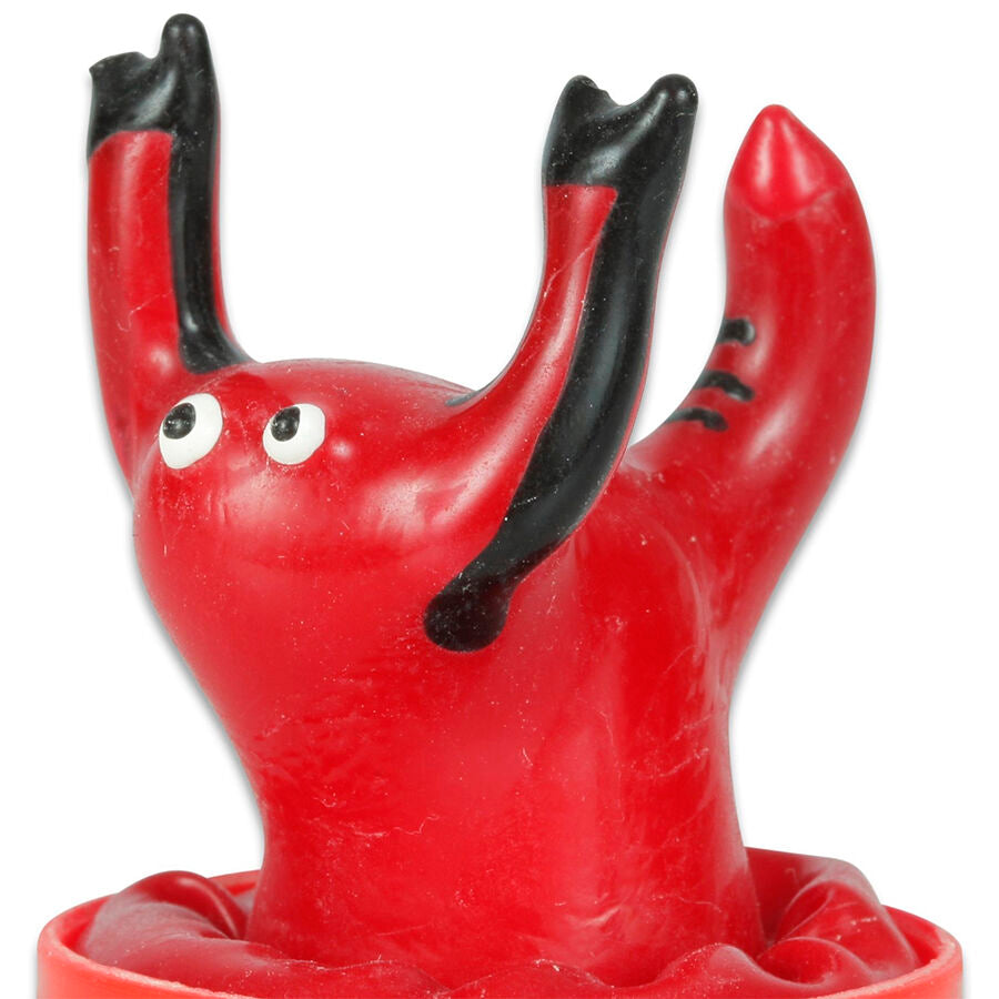 Preservativos Pintados à Mão - Escorpião Vermelho