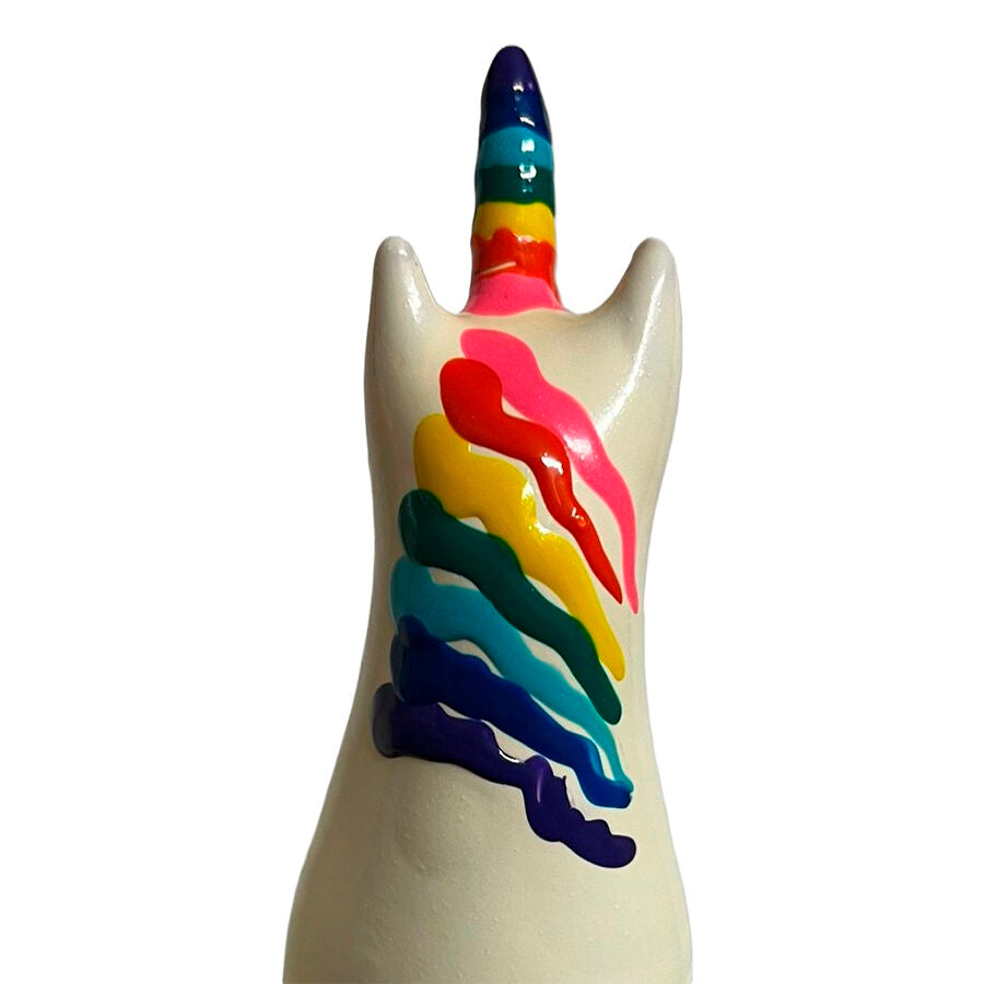 Preservativos Decorativos Unicórnio Arco-Íris Pintados à Mão