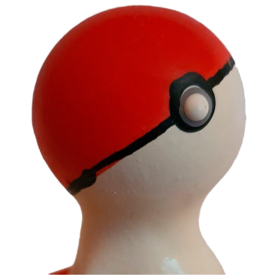 Preservativos de Arte Pintados à Mão - Pokeball Vermelho-Branco
