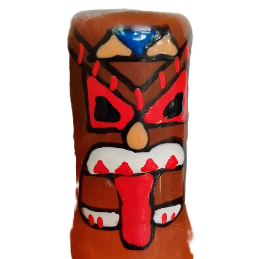 Preservativos de Arte Pintados à Mão Tiki Totem