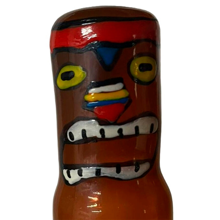 Preservativos Decorativos Pintados à Mão - Edição Tiki Totem Hawaii