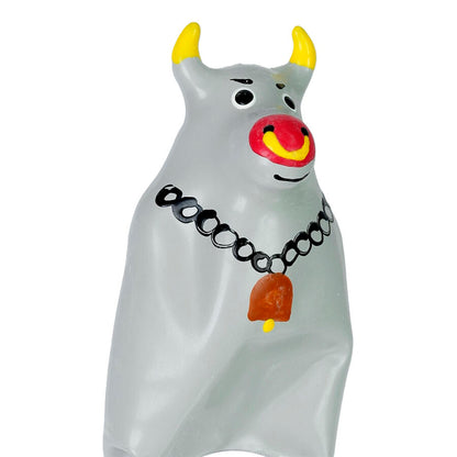 Preservativo de Arte Pintado à Mão Modelo Bull Cinza XL