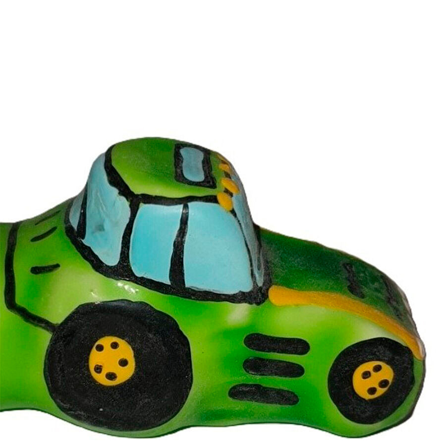Preservativo Novidade Pintado à Mão - Trator Verde XL