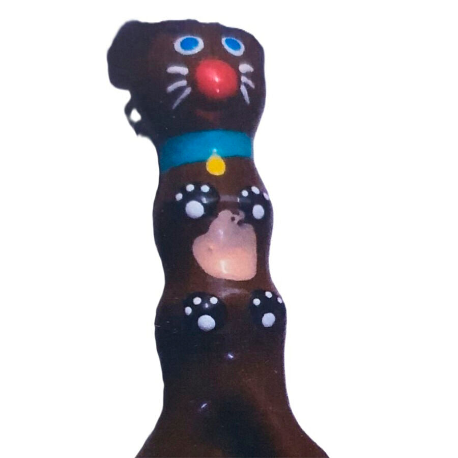 Preservativos de Novidade Pintados à Mão Brown Dachshund XL