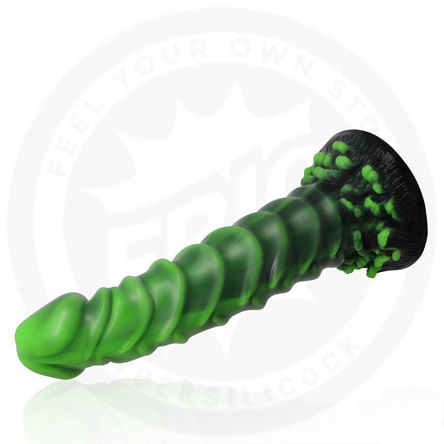 EPIC CYBERSILICOCK Dildo Caelion Living Root com design orgânico e cor natural.