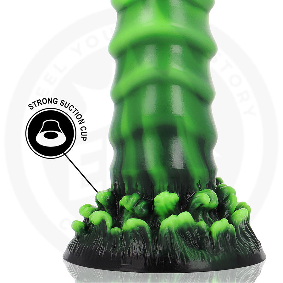 EPIC CYBERSILICOCK Dildo Caelion Living Root com design orgânico e cor natural.
