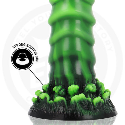 EPIC CYBERSILICOCK Dildo Caelion Living Root com design orgânico e cor natural.