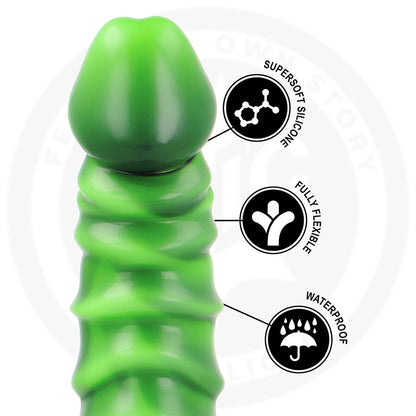 EPIC CYBERSILICOCK Dildo Caelion Living Root com design orgânico e cor natural.