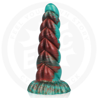 EPIC CYBERSILICOCK Dildo Zirion com design de fogo
