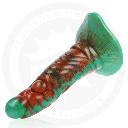 Dildo Tiryon Verde Flash da EPIC CYBERSILICOCK, com design ergonômico e cor vibrante.