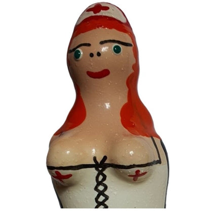 Preservativo Pintado à Mão - Enfermeira Ruiva (Não-Protetor)