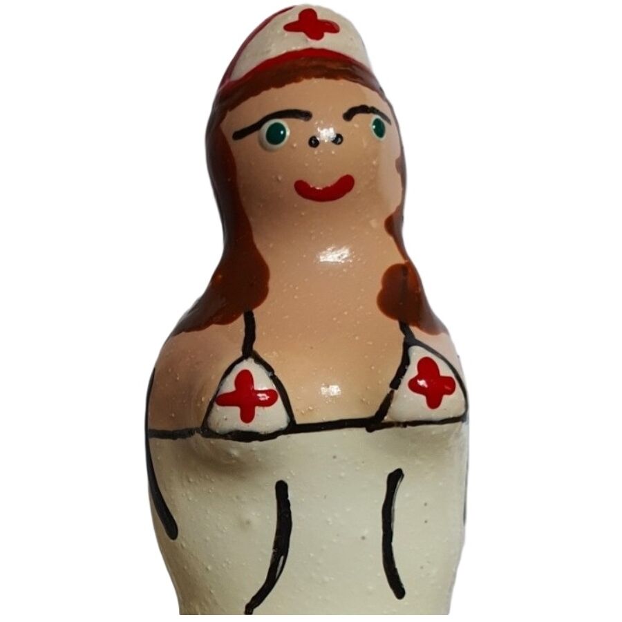 Preservativos Pintados à Mão - Enfermeira Morena