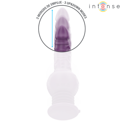 INTENSE Vibrador Tatum Multifuncional com Vibração Up & Down 24cm Roxo