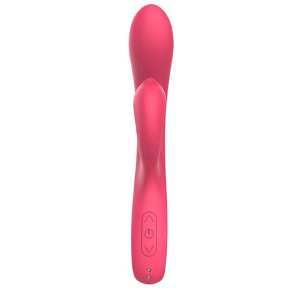 Vibrador XOCOON Ponto G e Clitóris Flexível Fúcsia, mostrando seu design ergonómico e material de silicone suave.