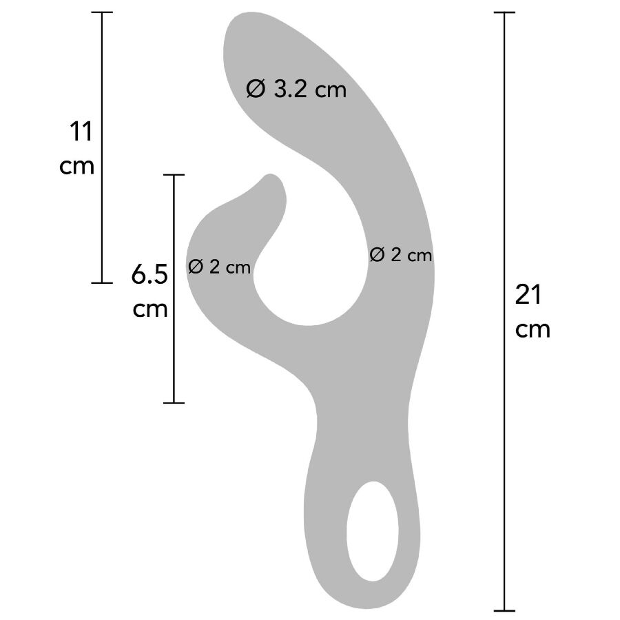 Vibrador XOCOON Ponto G e Clitóris Flexível Fúcsia, mostrando seu design ergonómico e material de silicone suave.