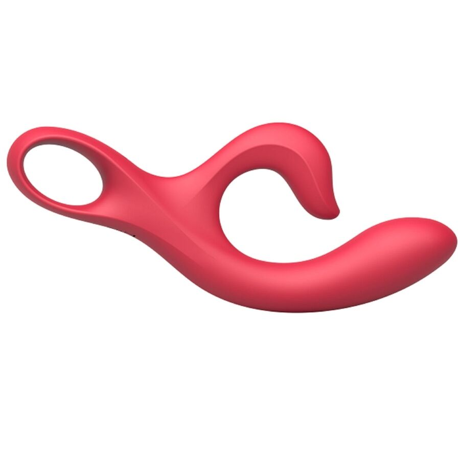 Vibrador XOCOON Ponto G e Clitóris Flexível Fúcsia, mostrando seu design ergonómico e material de silicone suave.
