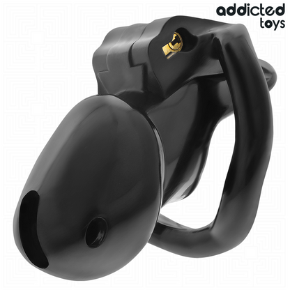 Gaiola peniana ADDICTED TOYS LOCKED Mindnight Cell S com anéis de ajuste e mecanismo de fecho.