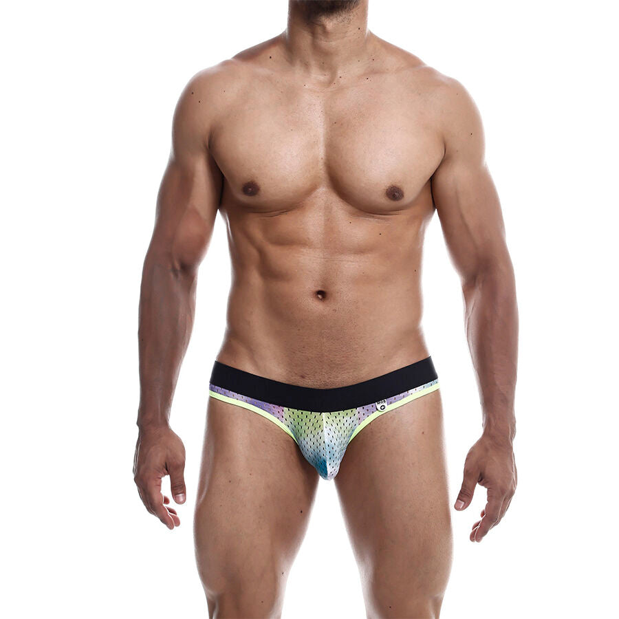 Detalhe da Cueca Jock Aero Boxer MaleBasics Verde, mostrando o tecido e o design.