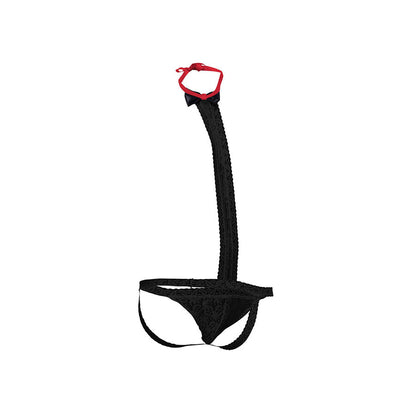 S Tanga Renda Smoking com Jockstrap Atrevido L/XL