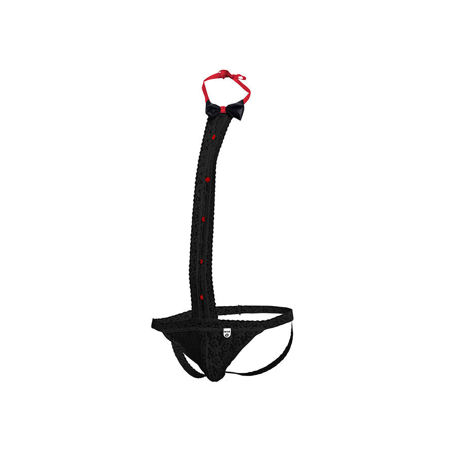 S Tanga Renda Smoking com Jockstrap Atrevido L/XL