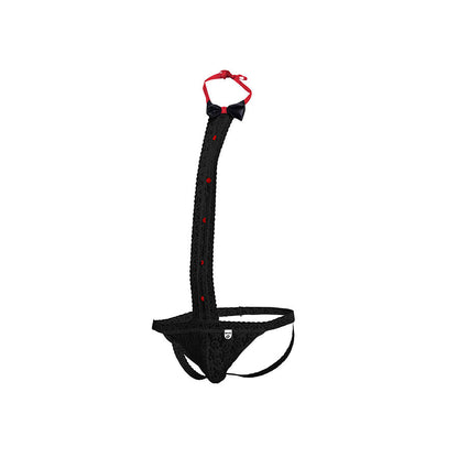 S Tanga Renda Smoking com Jockstrap Atrevido L/XL