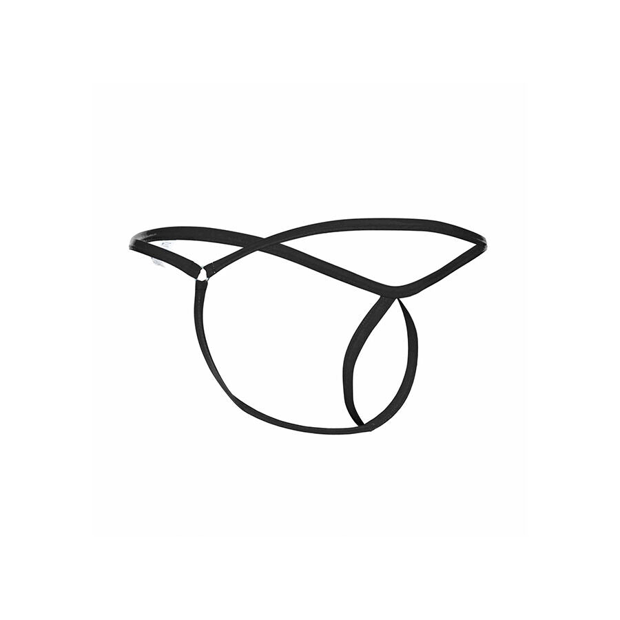 Tanga Masculina Formato Lágrimas Preta
