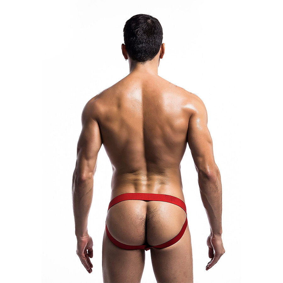 Jockstrap de natação MaleBasics Fetish Vermelho G, em poliéster e lycra, design confortável e sexy.