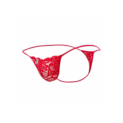 Tanga de Renda Vermelha Sexy L/XL