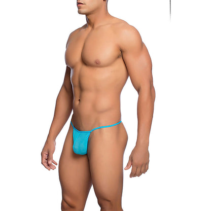 Tanga Transparente Masculina Formato T Aqua