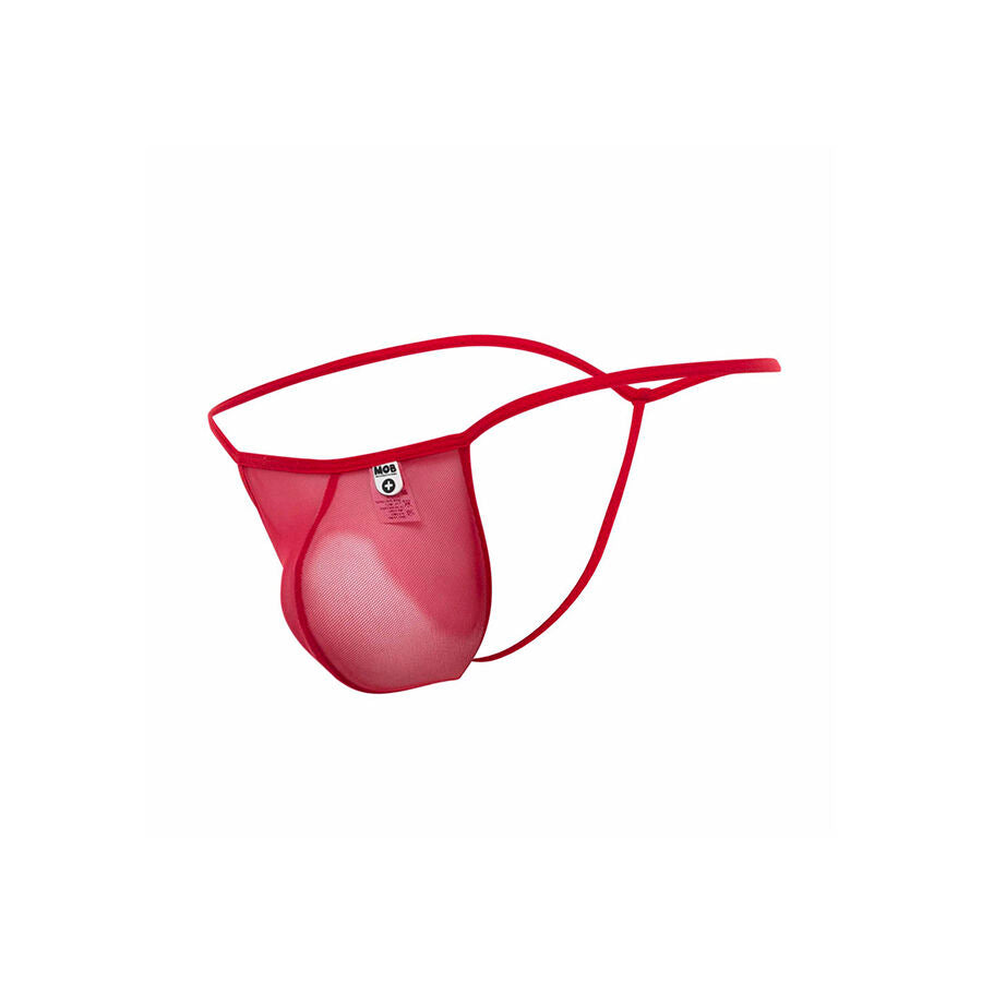 Tanga Transparente Vermelha Formato T