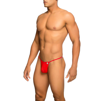 Tanga Transparente Vermelha Formato T