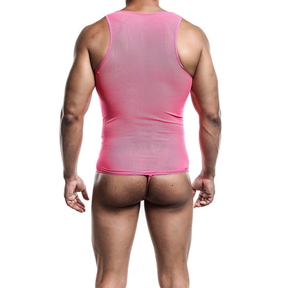 Bodysheer Transparente Rosa L/XL Sensual Mesh