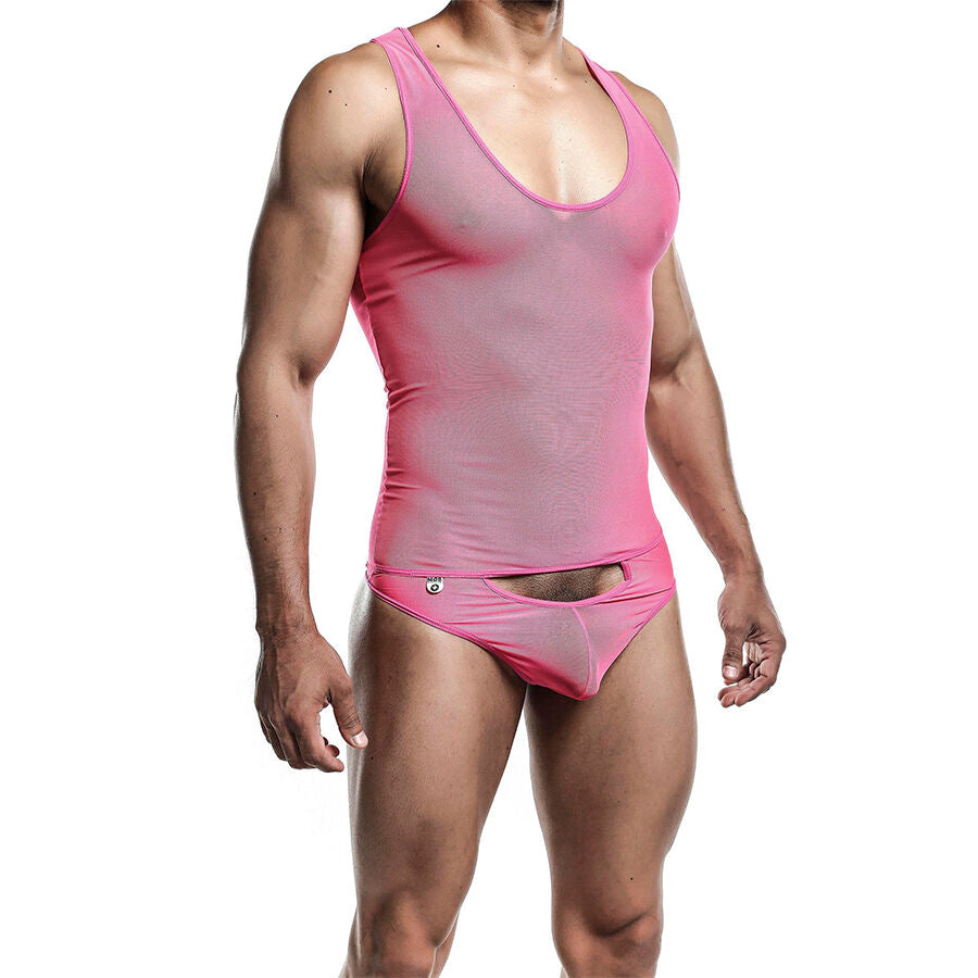 Bodysheer Transparente Rosa L/XL Sensual Mesh