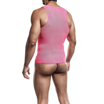 Bodysheer Transparente Rosa L/XL Sensual Mesh