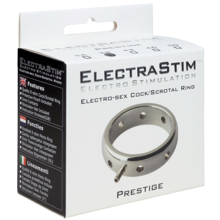 Anel Peniano Eletromagnético de Metal Prestige 34 mm