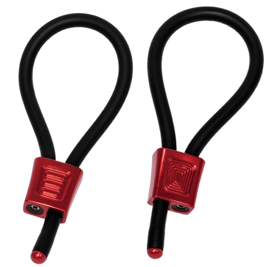 Anéis Penianos Ajustáveis Prestige Electra Loops Vermelhos