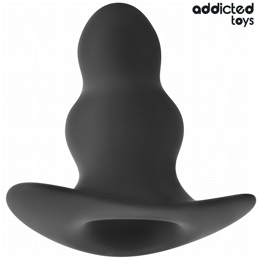 Addicted Toys Plug Anal Oco XL de silicone, com 13,9 CM, design ergonómico para estimulação anal profunda.