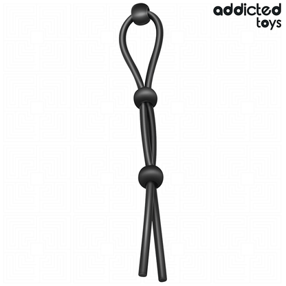 Corda Peniana de Silicone Triplo Loop da ADDICTED TOYS para estimulação e controlo.