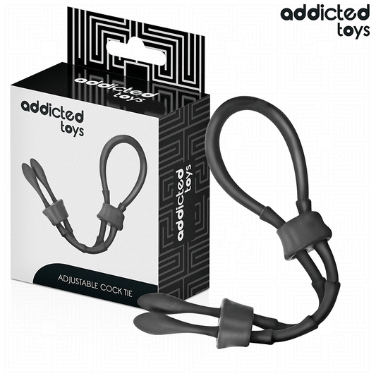 ADDICTED TOYS Corda Peniana de Silicone Ajustável, para controlo e estimulação.