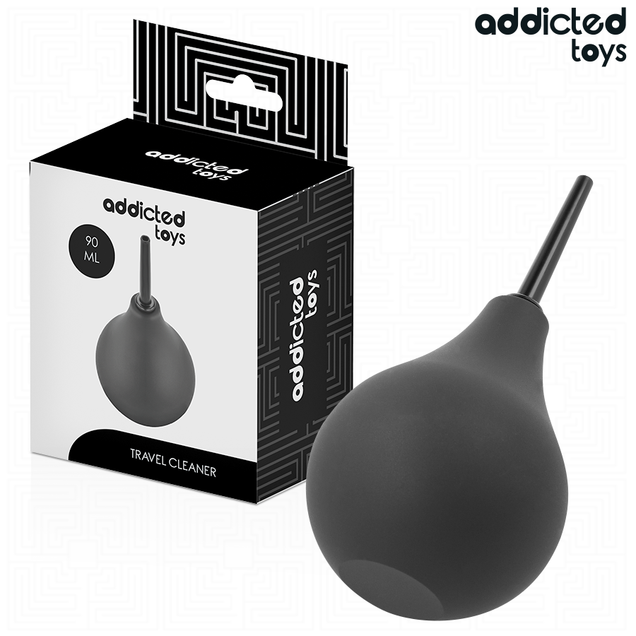 Addicted Toys Limpador Anal de Viagem Compacto 90ml para higiene íntima.